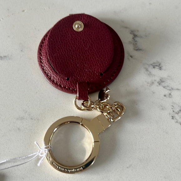 Kate SpadeCircle Mirror Leather Bagcharm/keychain - Picture 9 of 14